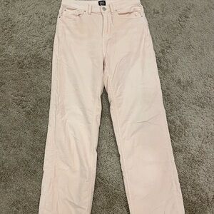 BDG Pink Straight Leg Jeans High Waisted